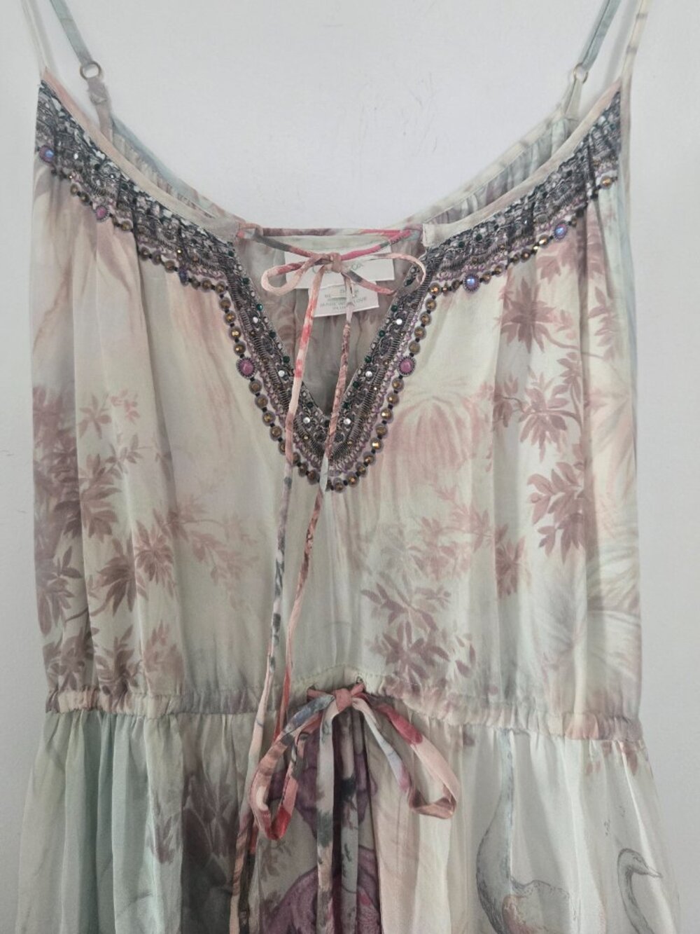 Camilla Electron Libre Dress with Front Tie Detail Size Small - Picture 6 of 14